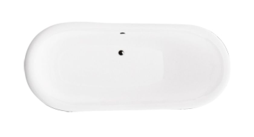 Besco Amelia volně stojící vana 189x76.5 cm oválná bílá #WKA-190W+ZL