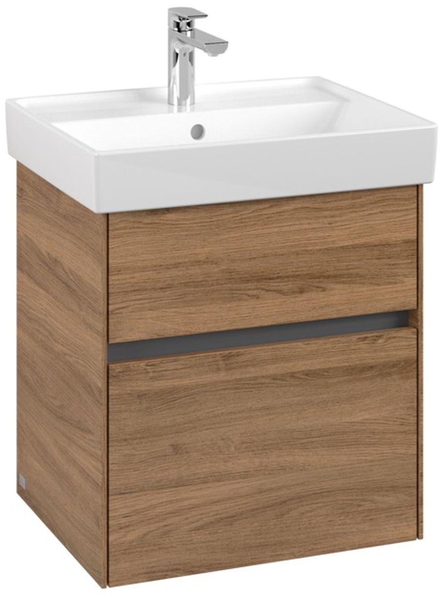 Villeroy & Boch Collaro skříňka 51x41.4x54.6 cm závěsná pod umyvadlo dub C00700RH