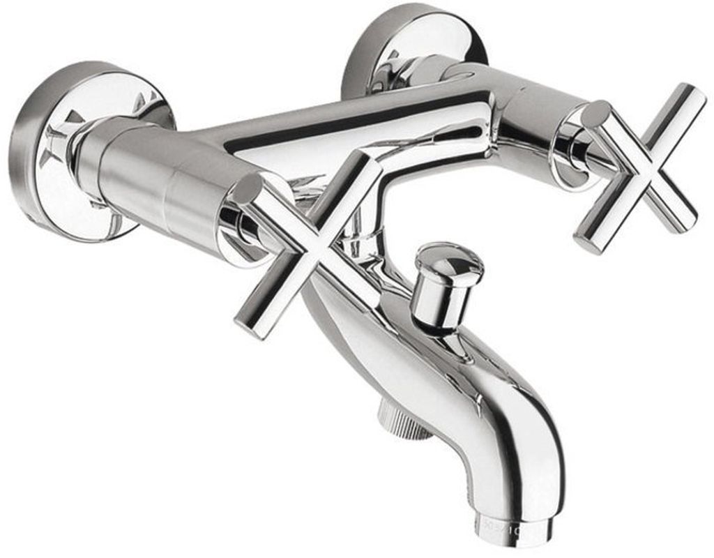 Sapho Axia vanová baterie na stěnu chrom 581