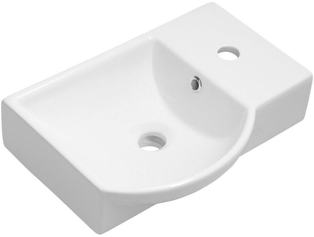 Sapho Small umyvadlo 45x32 cm klasický bílá lesk 4079