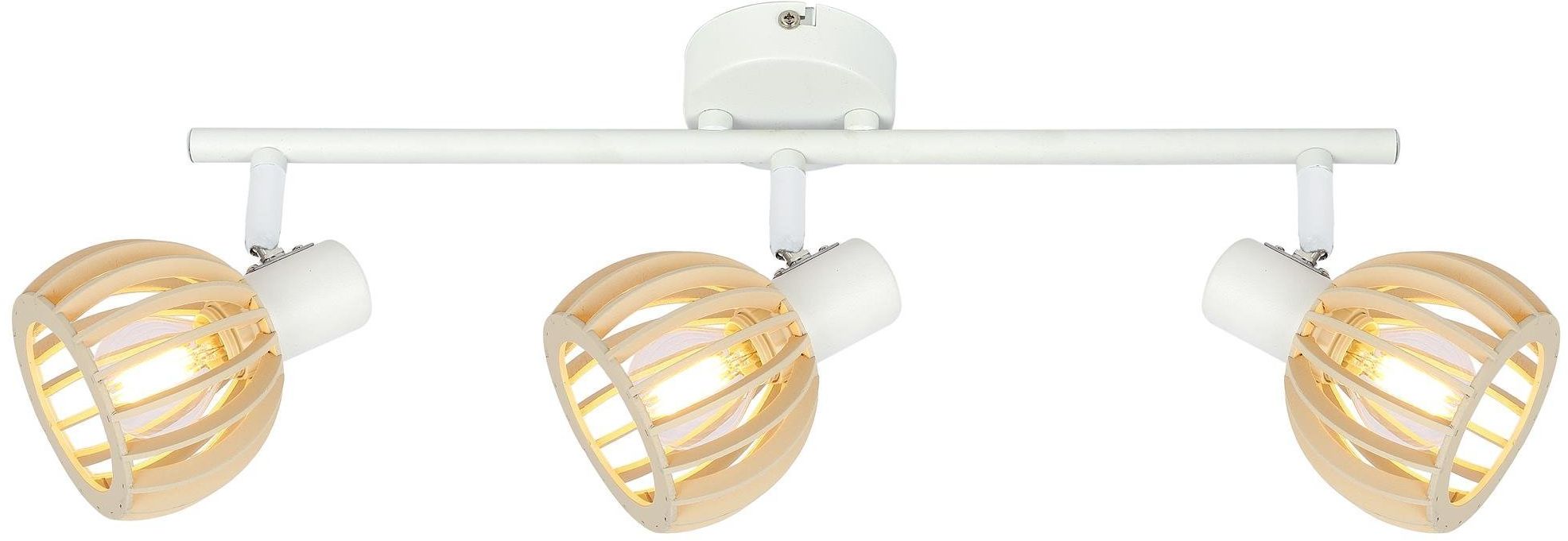 Candellux Atarri stropní světlo 3x25 W bílá-dřevo 93-68095