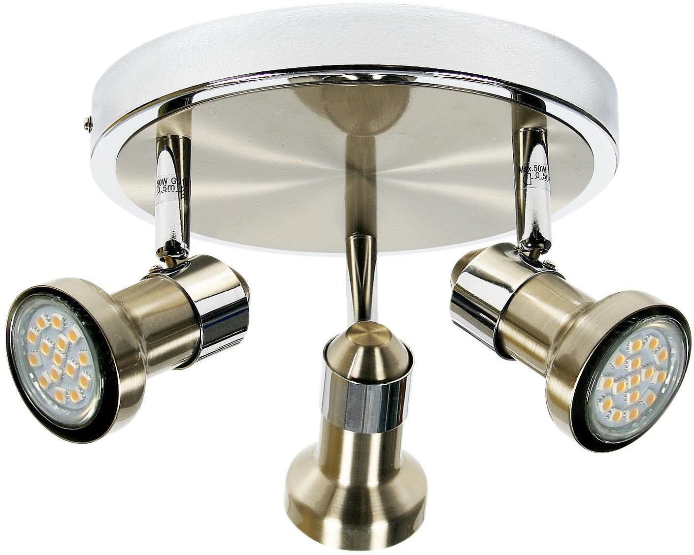 Candellux Arkon stropní světlo 3x50 W chrom-satén-nikl 98-60051