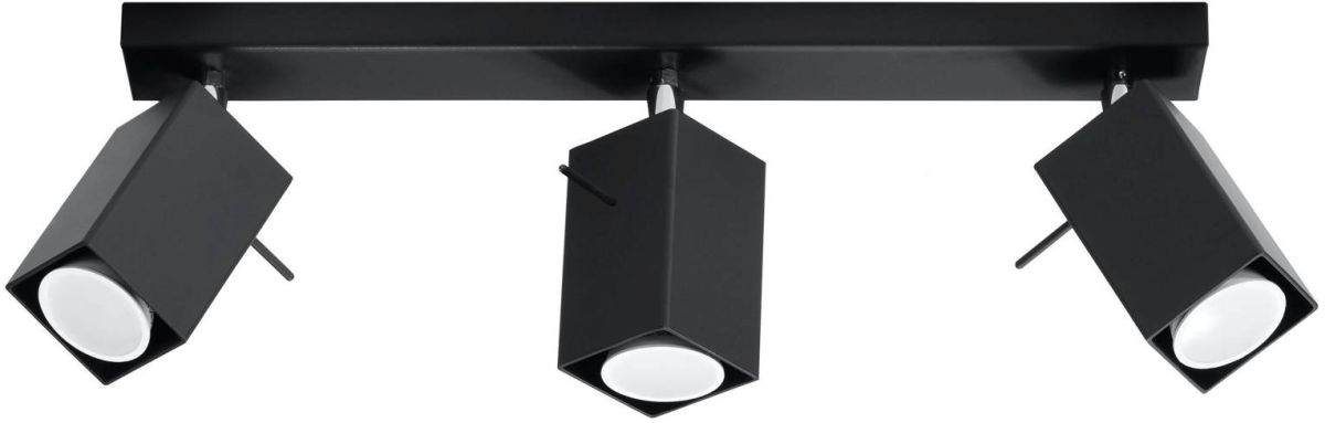 Sollux Lighting Merida stropní světlo 3x40 W černá SL.0101