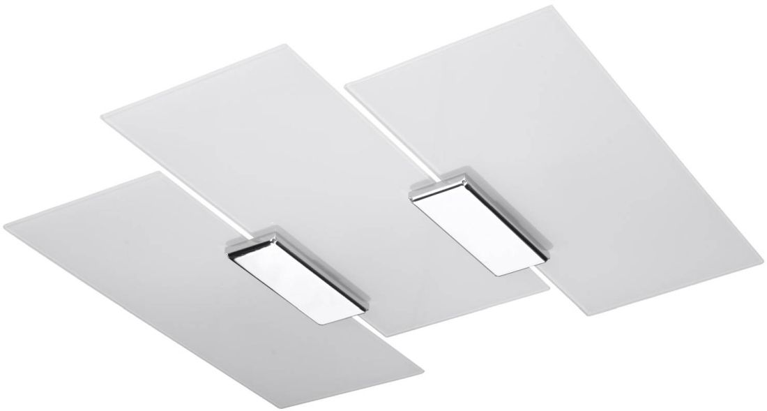 Sollux Lighting Fabiano stropní světlo 3x60 W bílá-chrom SL.0198