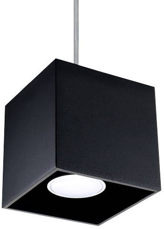 Sollux Lighting Quad závěsné svítidlo 1x40 W černá SL.0060