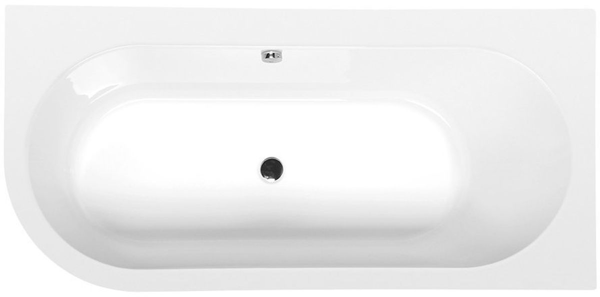 Polysan Astra rohová vana 160x75 cm Pravostranná bílá 34611M