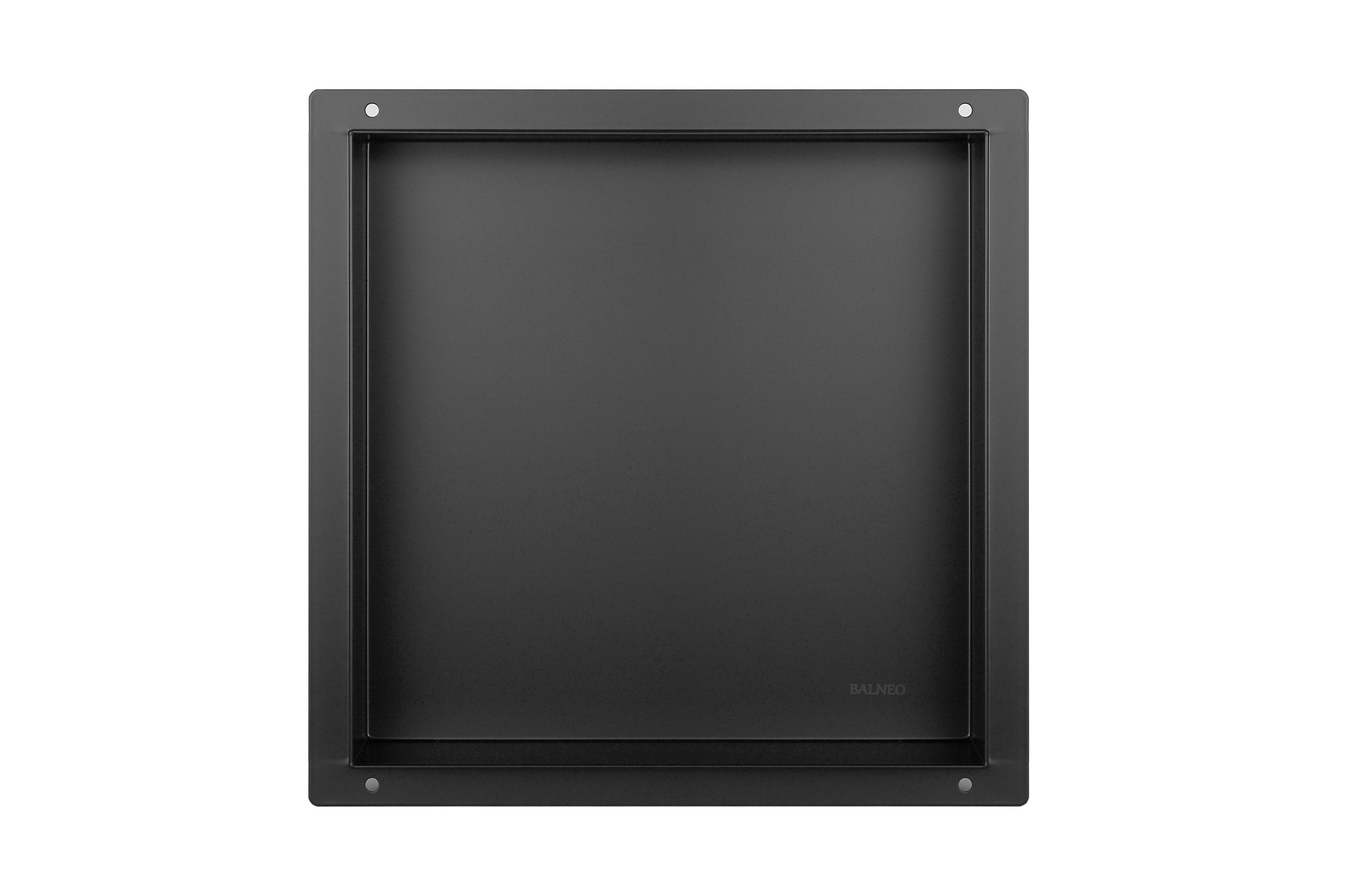 Balneo Wall-Box No Rim Black zápustná polička 30 cm OB-BL1-NR