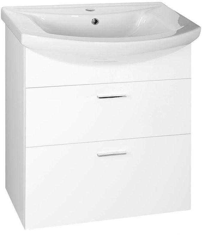 Aqualine Zoja skříňka 60x32x74 cm pod umyvadlo stojící bílá 51061A