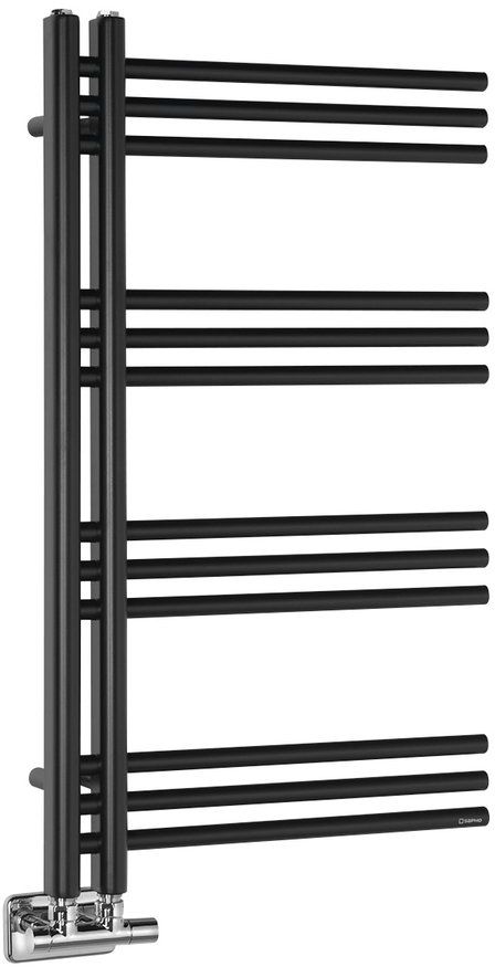 Sapho Dorlion koupelnový radiátor designově 90x50 cm černá 1130-20