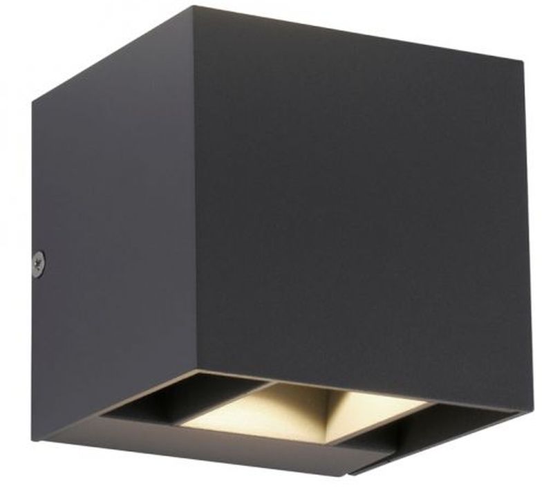 Paul Neuhaus Block venkovní nástěnné svítidlo 2x3 W antracitová 9493-13