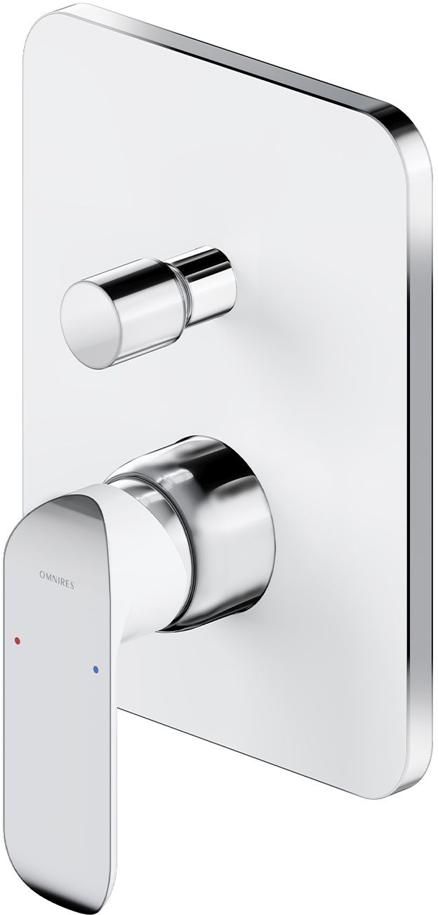 Omnires Sacramento vanová baterie pod omítku chrom-bílá SC2335XCRB