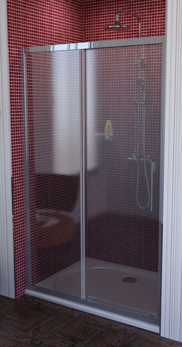Polysan Lucis Line sprchové dveře 110 cm posuvné chrom lesk/průhledné sklo DL1115