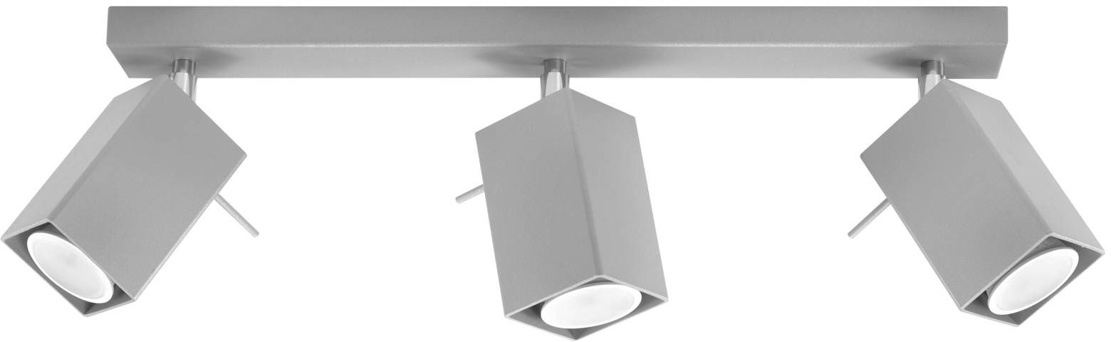Sollux Lighting Merida stropní světlo 3x40 W šedá SL.0457