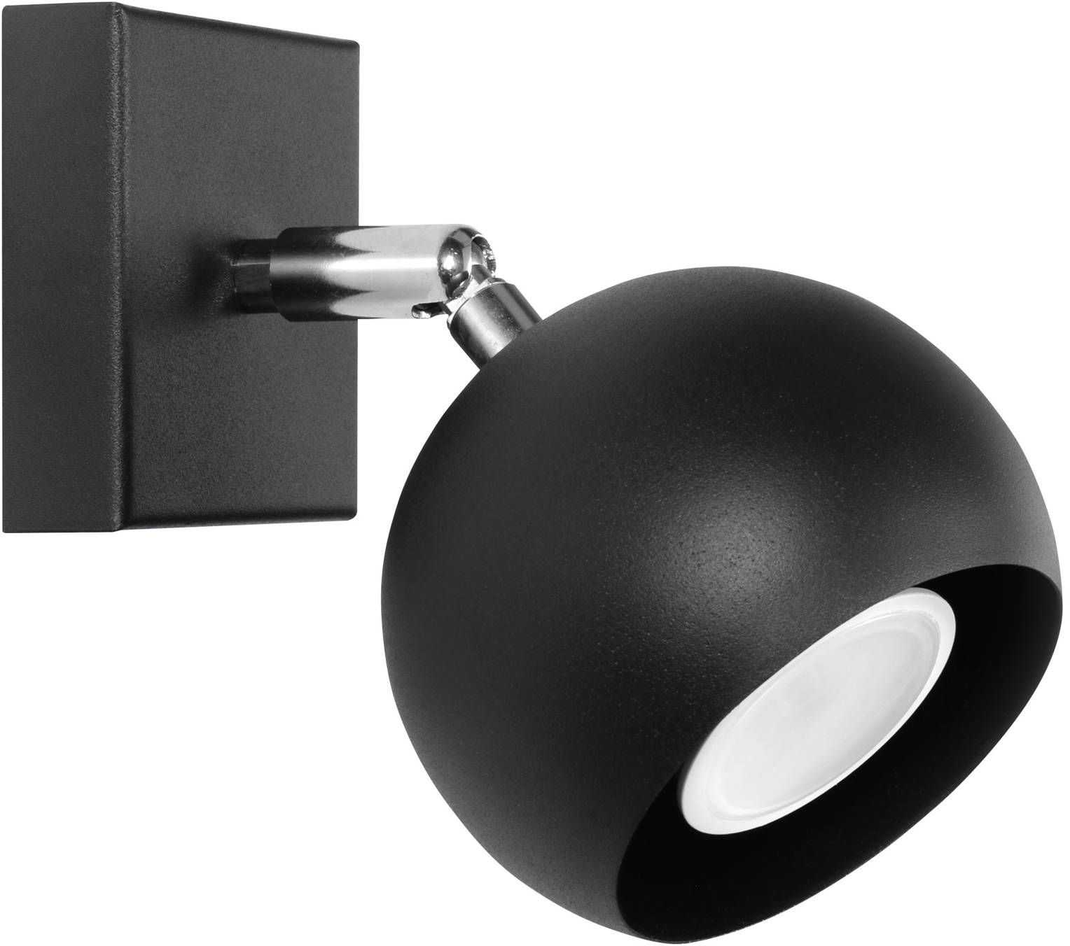 Sollux Lighting Oculare nástěnné svítidlo 1x40 W černá SL.0443