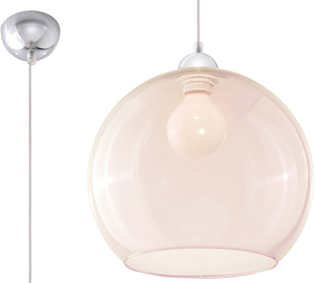 Sollux Lighting Ball závěsné svítidlo 1x60 W šampaňská SL.0249