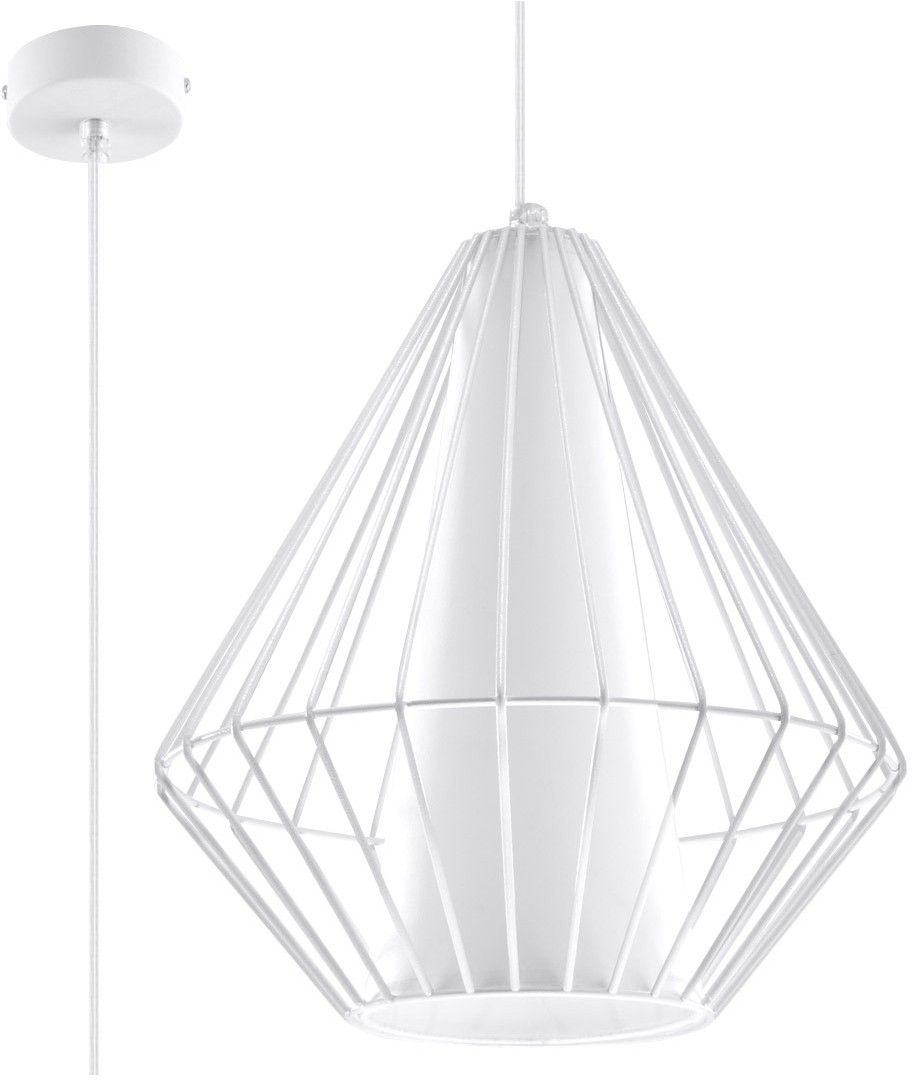 Sollux Lighting Demi závěsné svítidlo 1x60 W bílá SL.0297