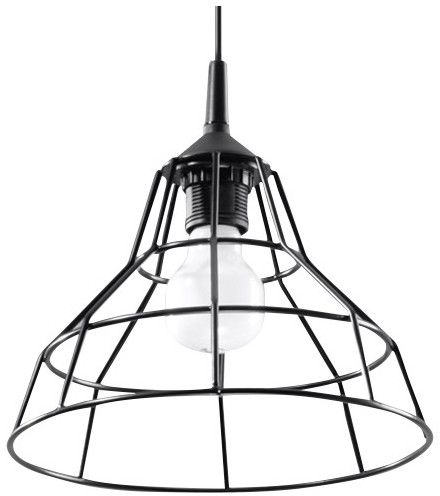 Sollux Lighting Anata závěsné svítidlo 1x60 W černá SL.0146