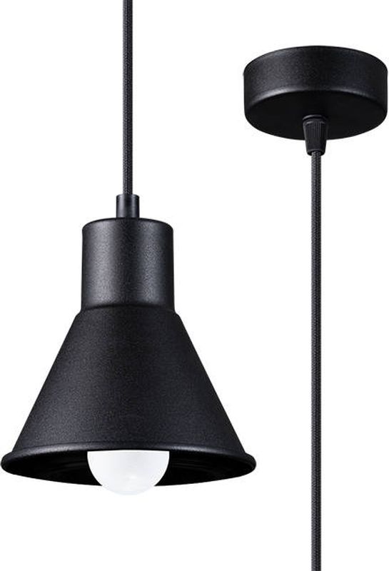 Sollux Lighting Taleja závěsné svítidlo 1x60 W černá SL.0985