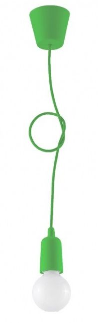 Sollux Lighting Diego závěsné svítidlo 1x60 W zelená SL.0581