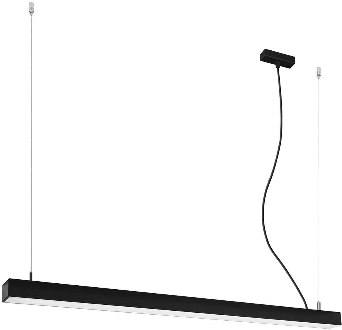 Thoro Lighting Pinne závěsné svítidlo 1x31 W černá-opálová TH.069