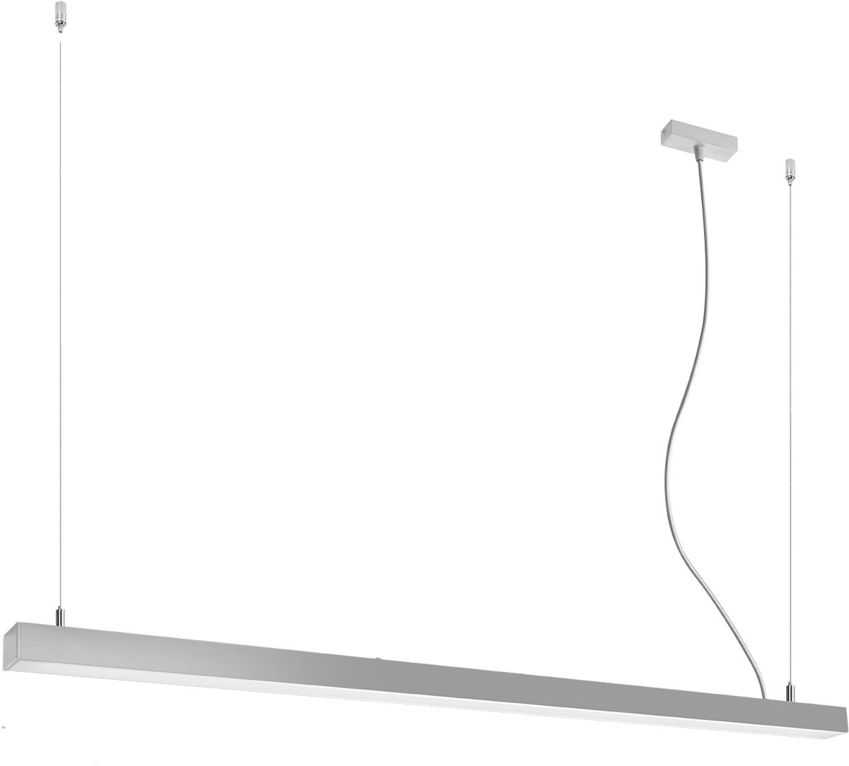 Thoro Lighting Pinne závěsné svítidlo 1x39 W šedá/popelavá-opálová TH.088