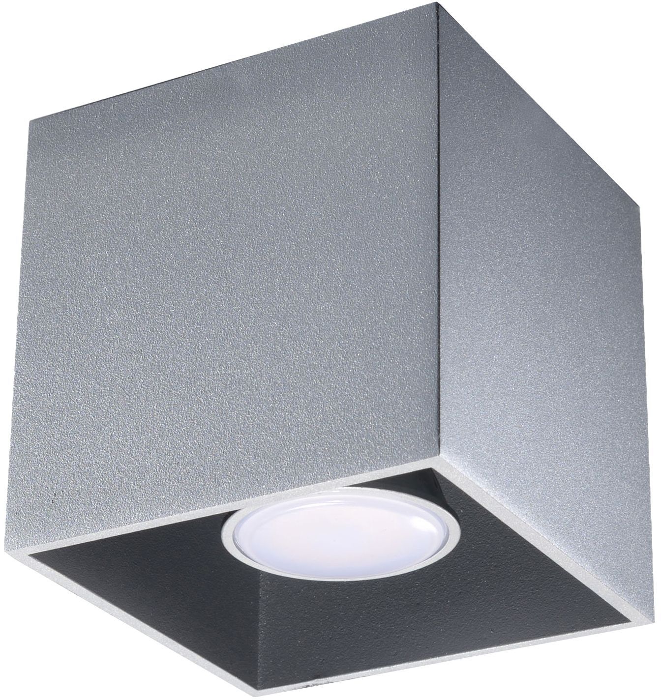 Sollux Lighting Quad stropní světlo 1x40 W šedá SL.0024