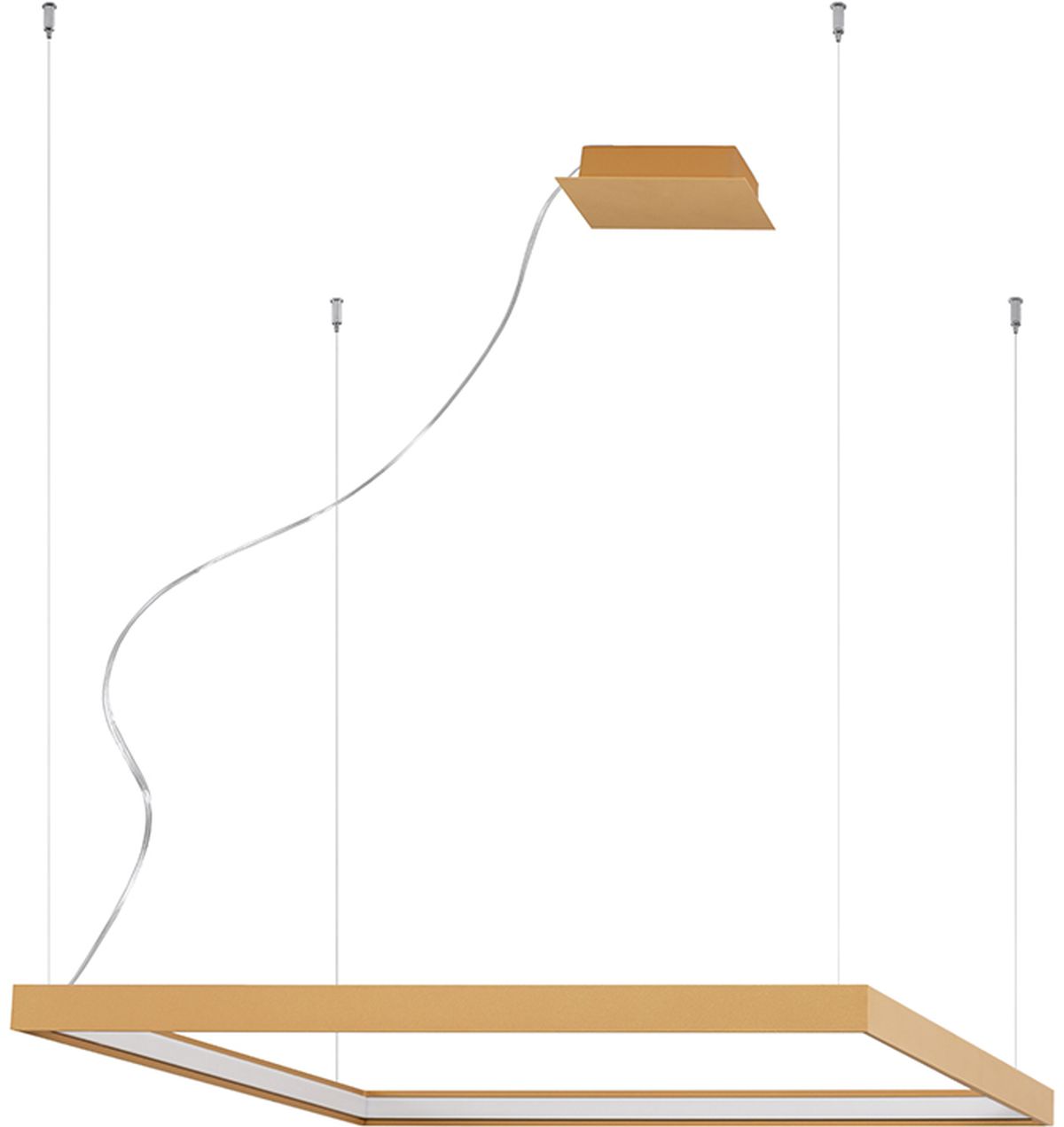 Thoro Lighting Nelya závěsné svítidlo 1x50 W zlatá TH.149