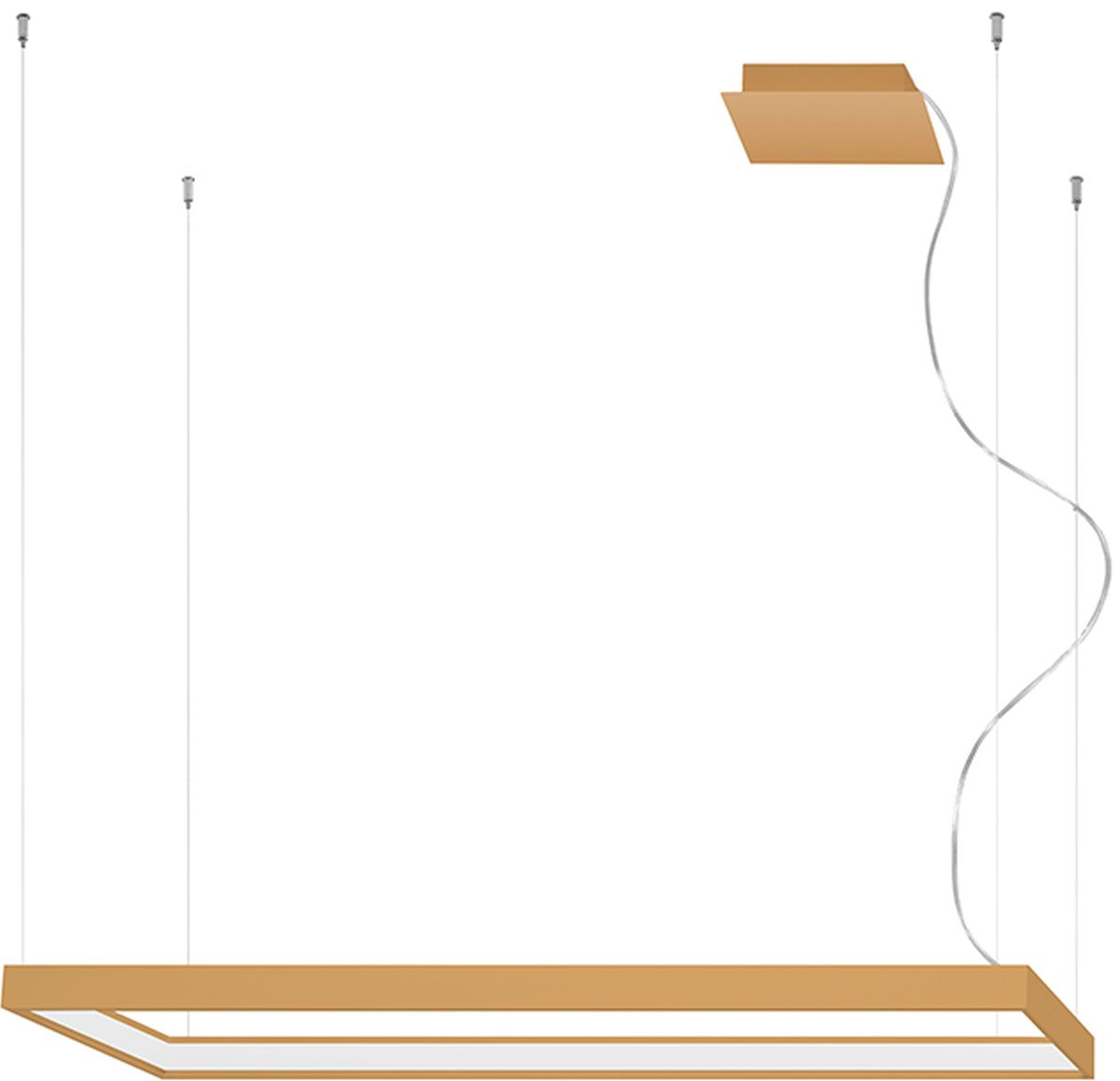 Thoro Lighting Tuula závěsné svítidlo 1x50 W zlatá TH.164