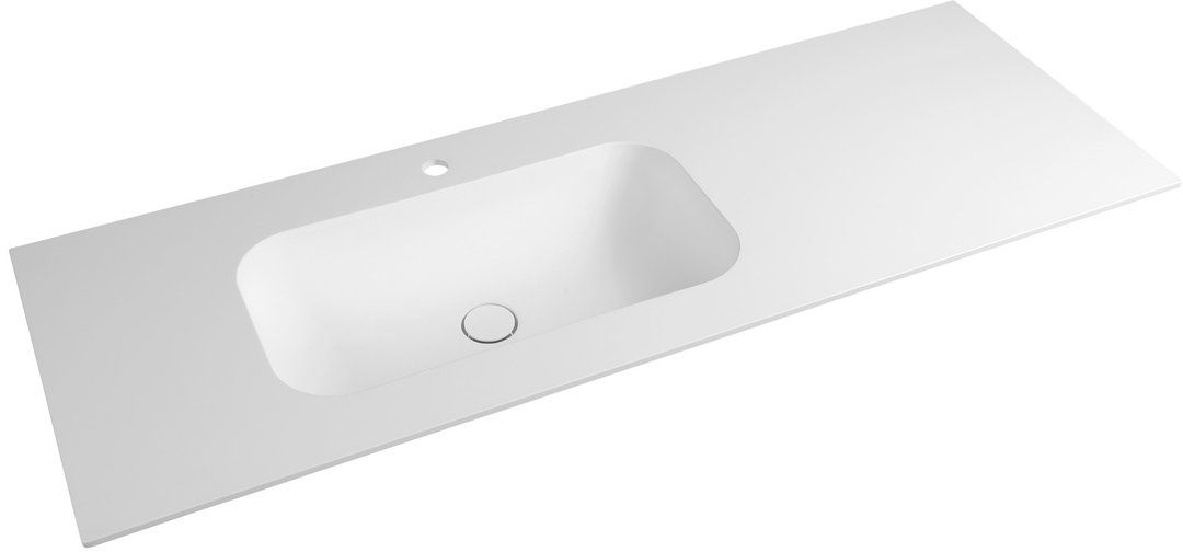 Sapho Aruba umyvadlo 130x51.5 cm obdélníkový nábytkový bílá AR130-B1L