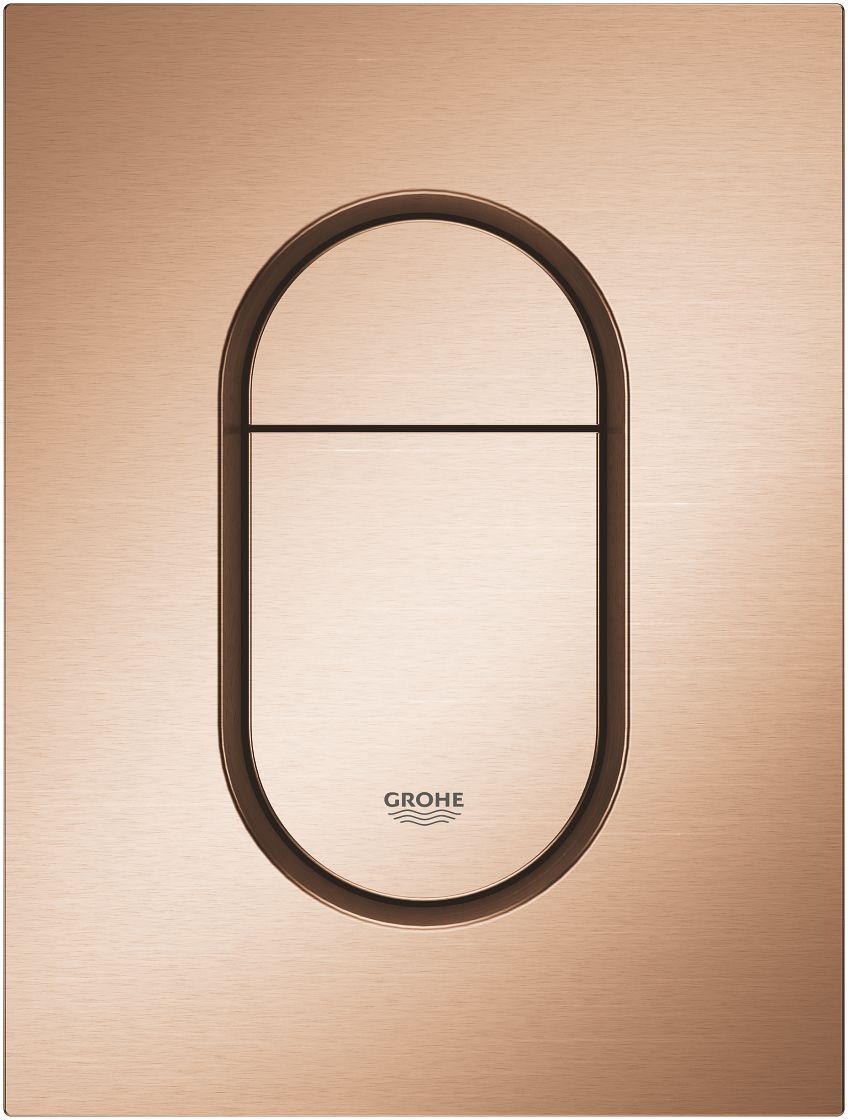 Grohe Arena Cosmopolitan S splachovací tlačítko pro WC Brushed Warm Sunset 37624DL0