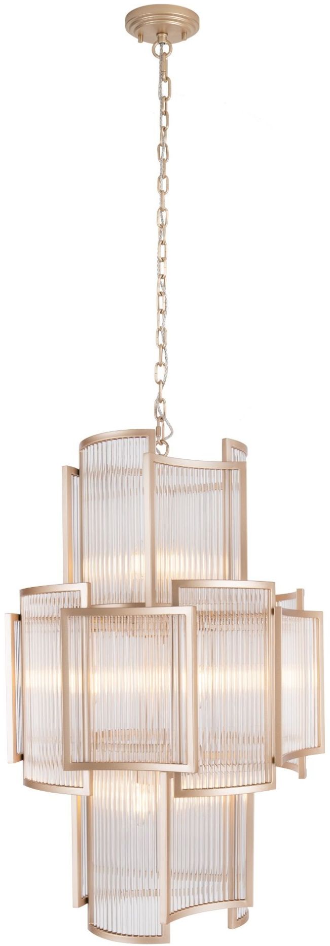 MaxLight Citatel závěsné svítidlo více než 6x40 W hnědá P0446