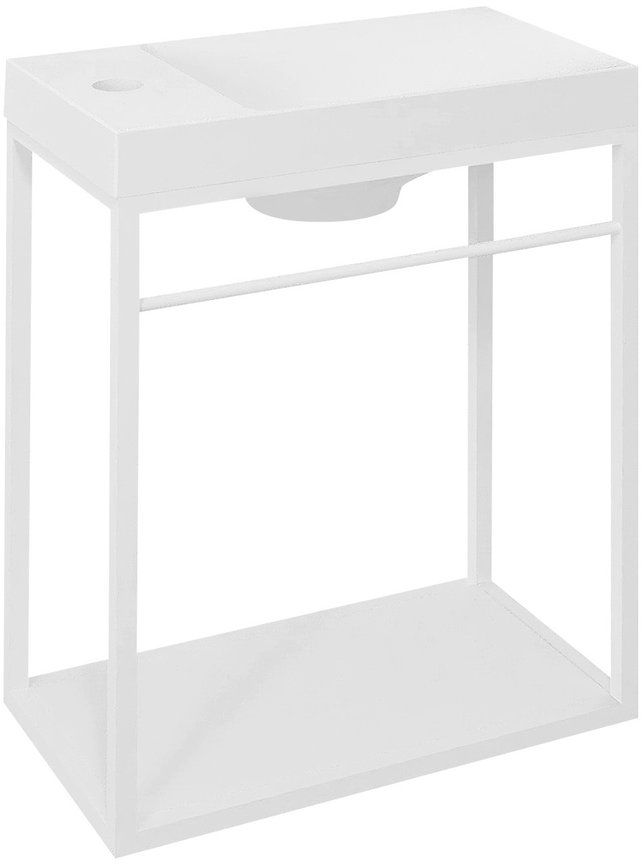 Sapho Crest konzole 39.5x21.7x45 cm bílá AR502
