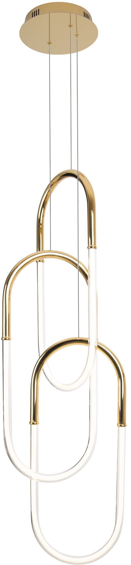 MaxLight Olivia závěsné svítidlo 3x15 W zlatá P0431D