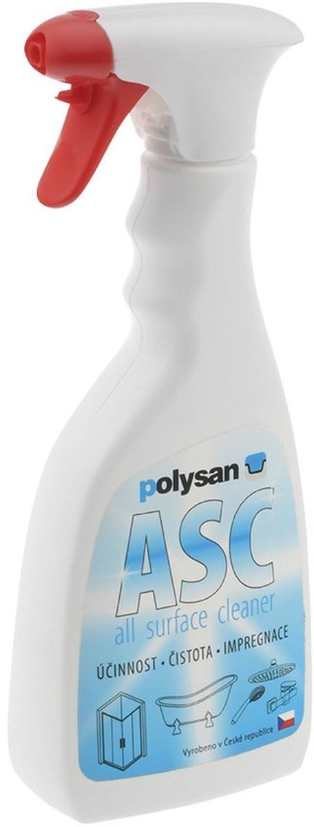 Polysan Asc čistič van, sprchových vaniček a kabin 500 ml 94000