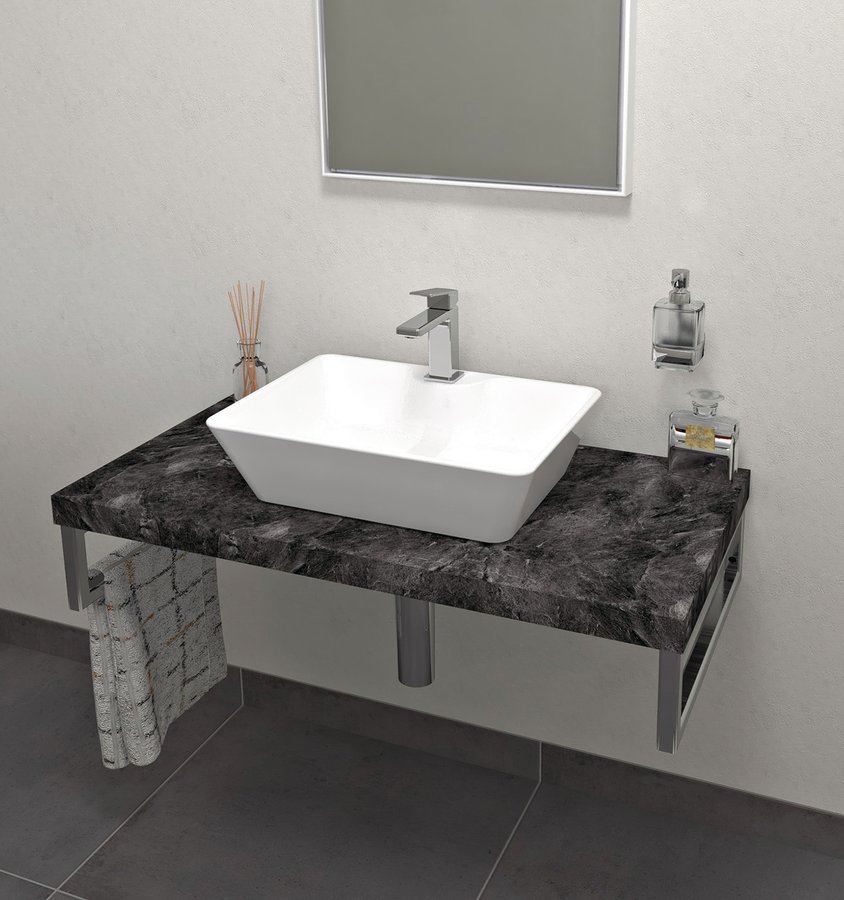 Sapho Avice deska 110x49.5 cm grafitová AV119