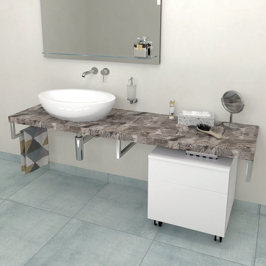 Sapho Avice deska 130x49.5 cm šedá AV1310