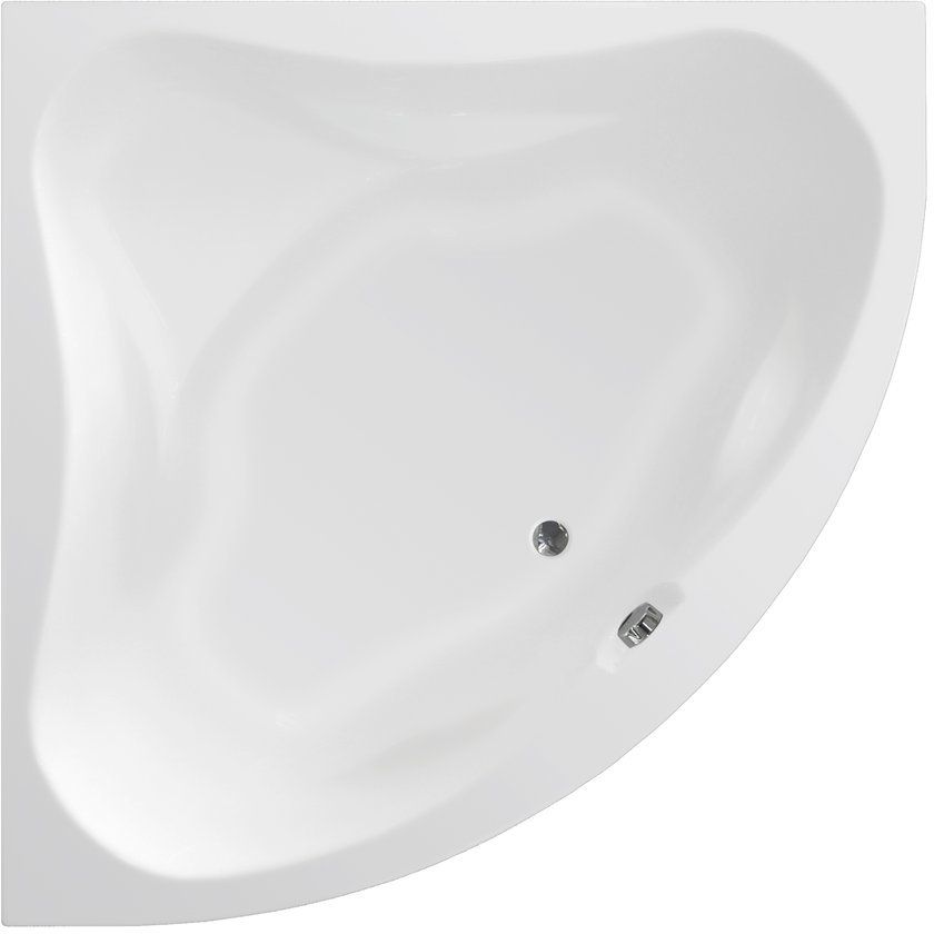 Aqualine Dunaj II rohová vana 150x150 cm Levostranná bílá G1350