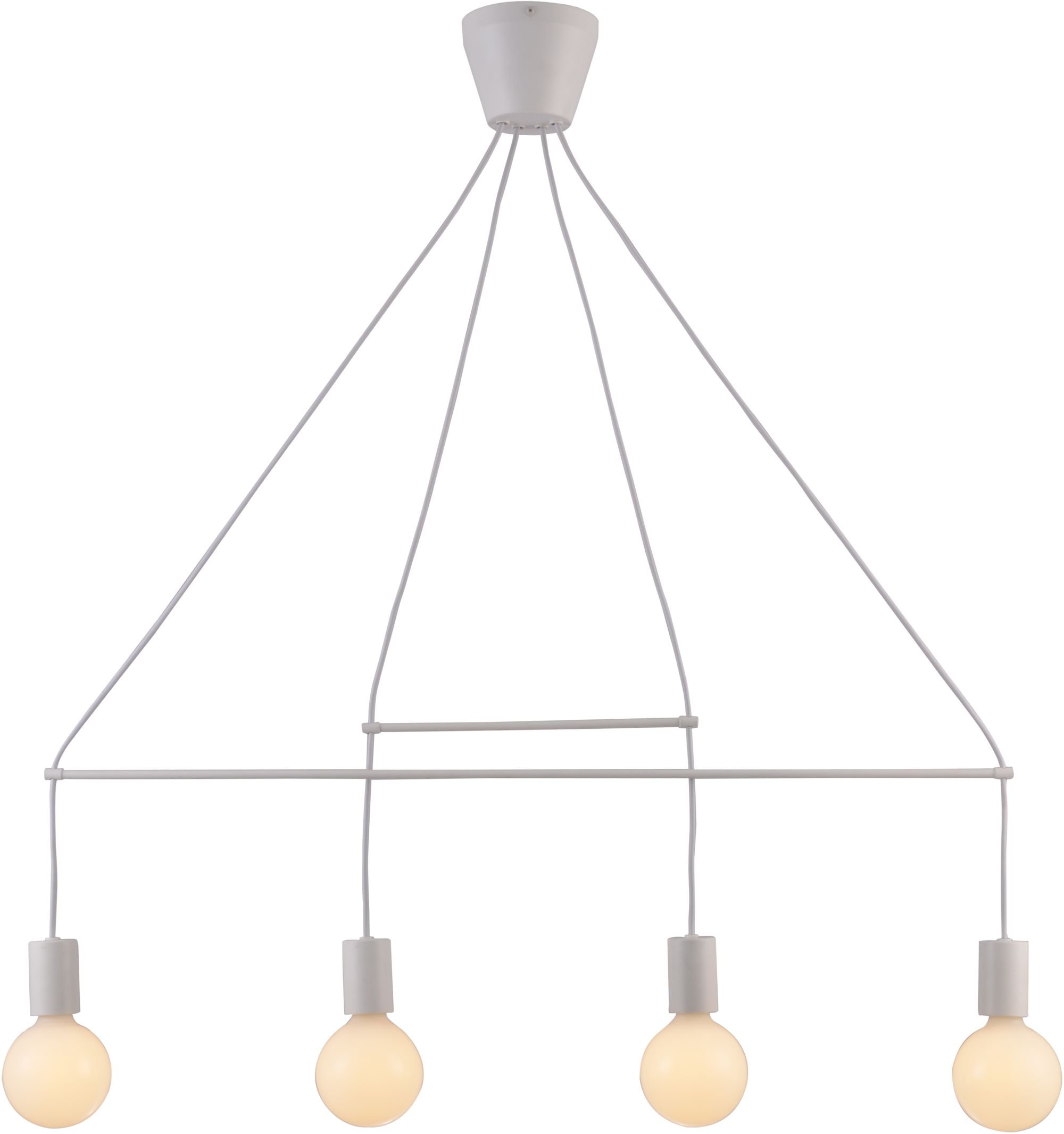 Candellux Alto závěsné svítidlo 4x40 W bílá 34-70906