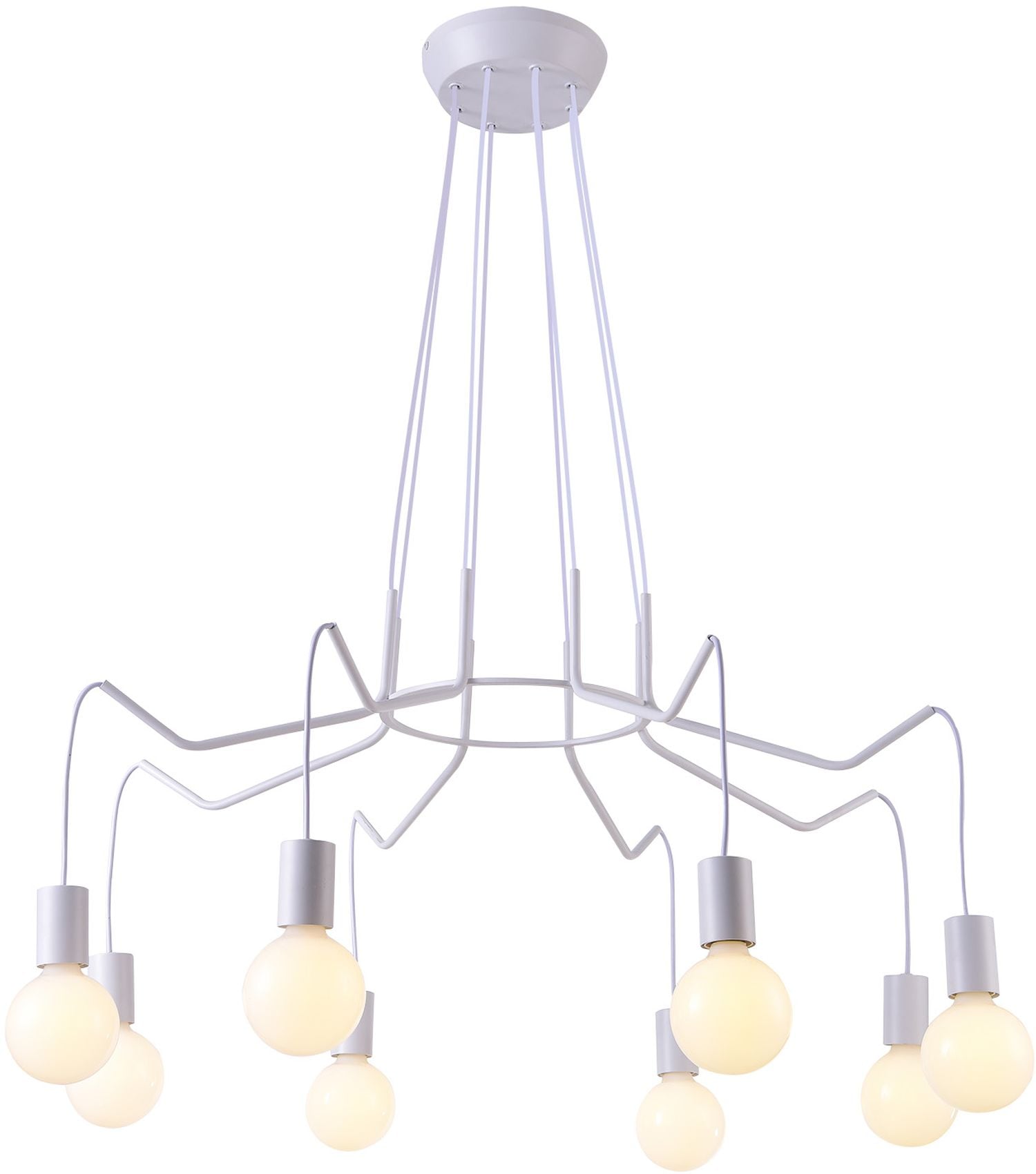 Candellux Basso závěsné svítidlo x40 W bílá 38-71040