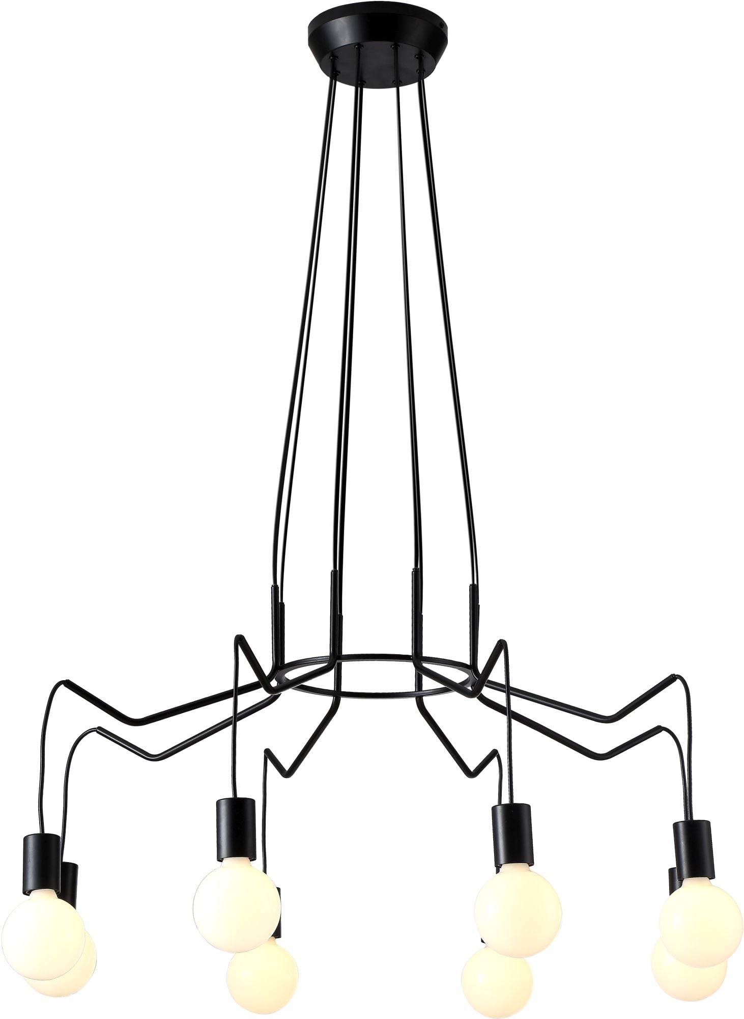 Candellux Basso závěsné svítidlo x40 W černá 38-71057