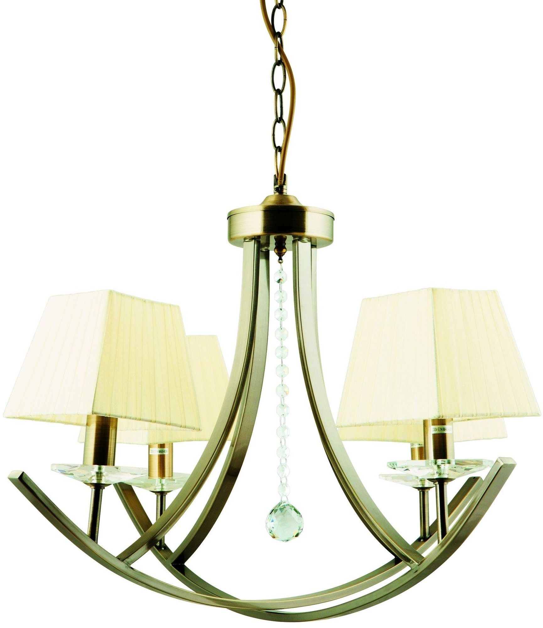 Candellux Valencia závěsné svítidlo 4x40 W patina-žlutá 34-84555