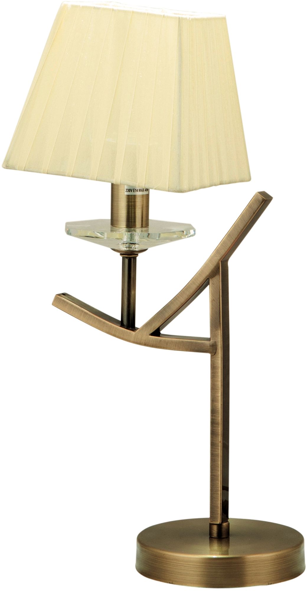 Candellux Valencia stolní lampa 1x40 W patina-žlutá 41-84593