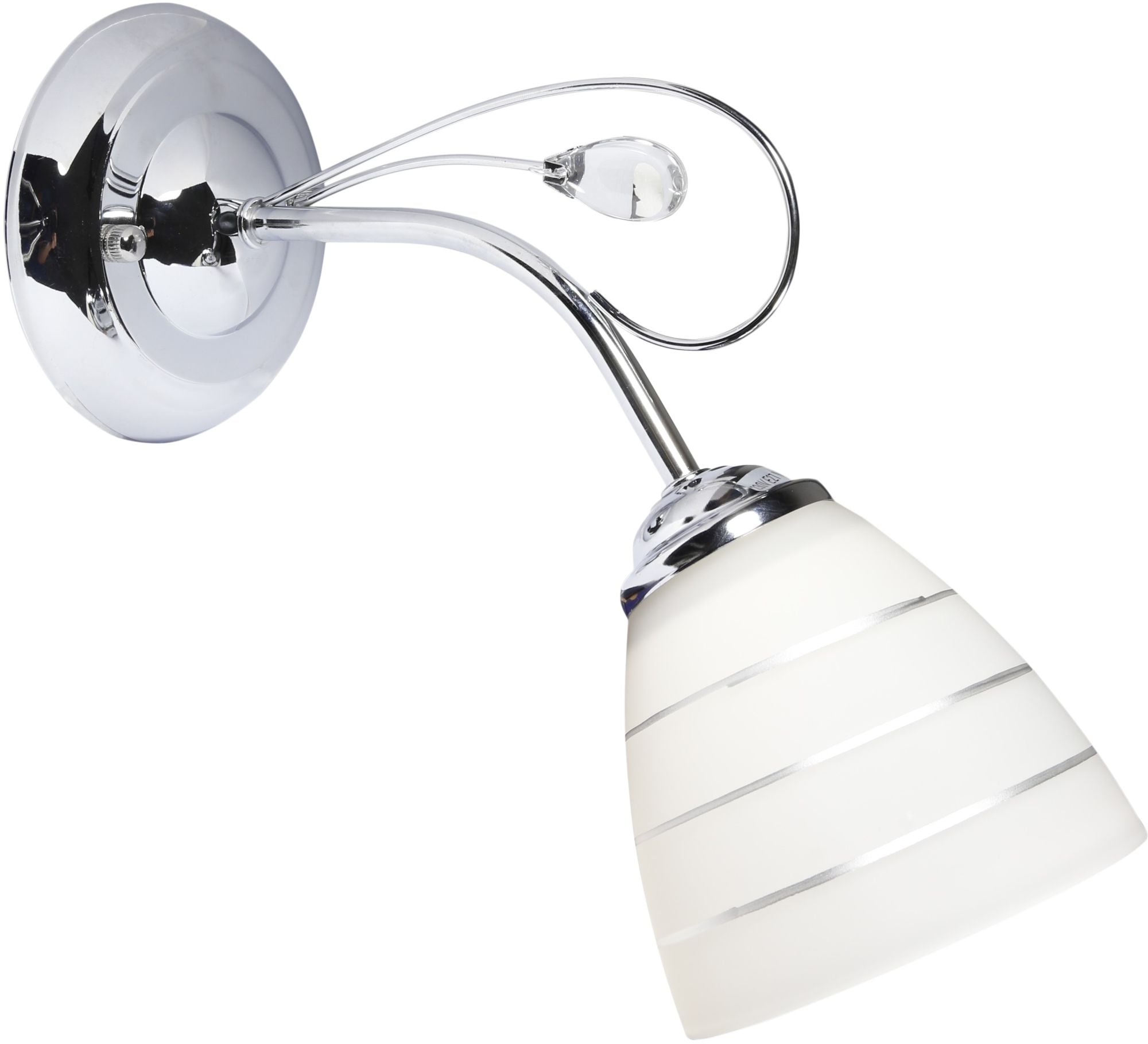 Candellux Simpli nástěnné svítidlo 1x40 W bílá-chrom 21-64288