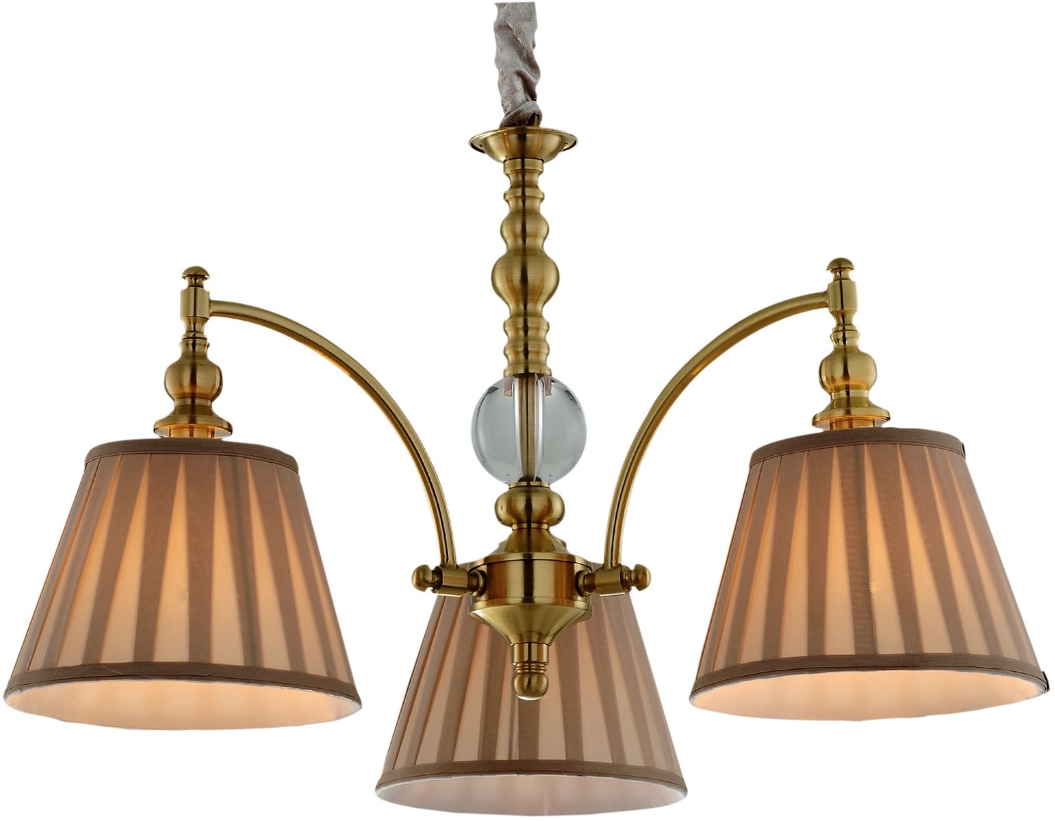 Candellux Austin závěsné svítidlo 3x40 W patina-hnědá 33-13842