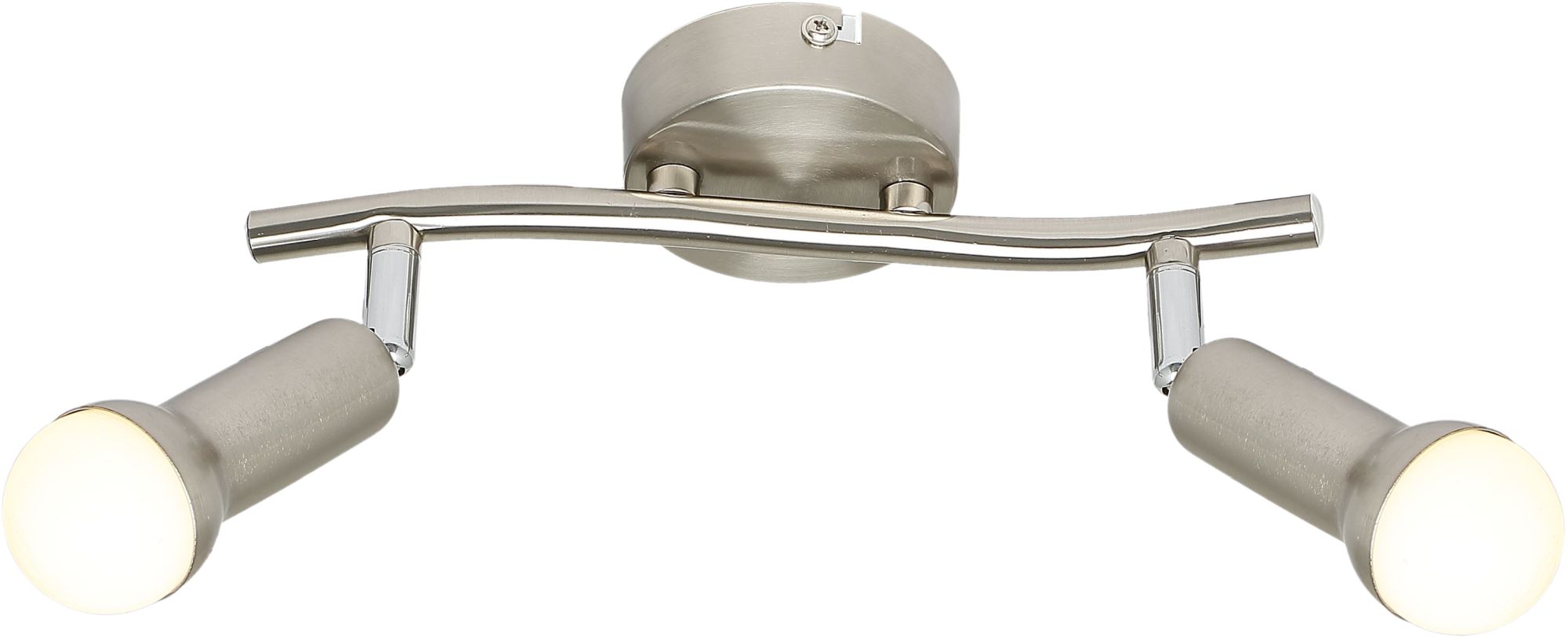 Candellux Arc stropní světlo 2x40 W nikl 92-63298