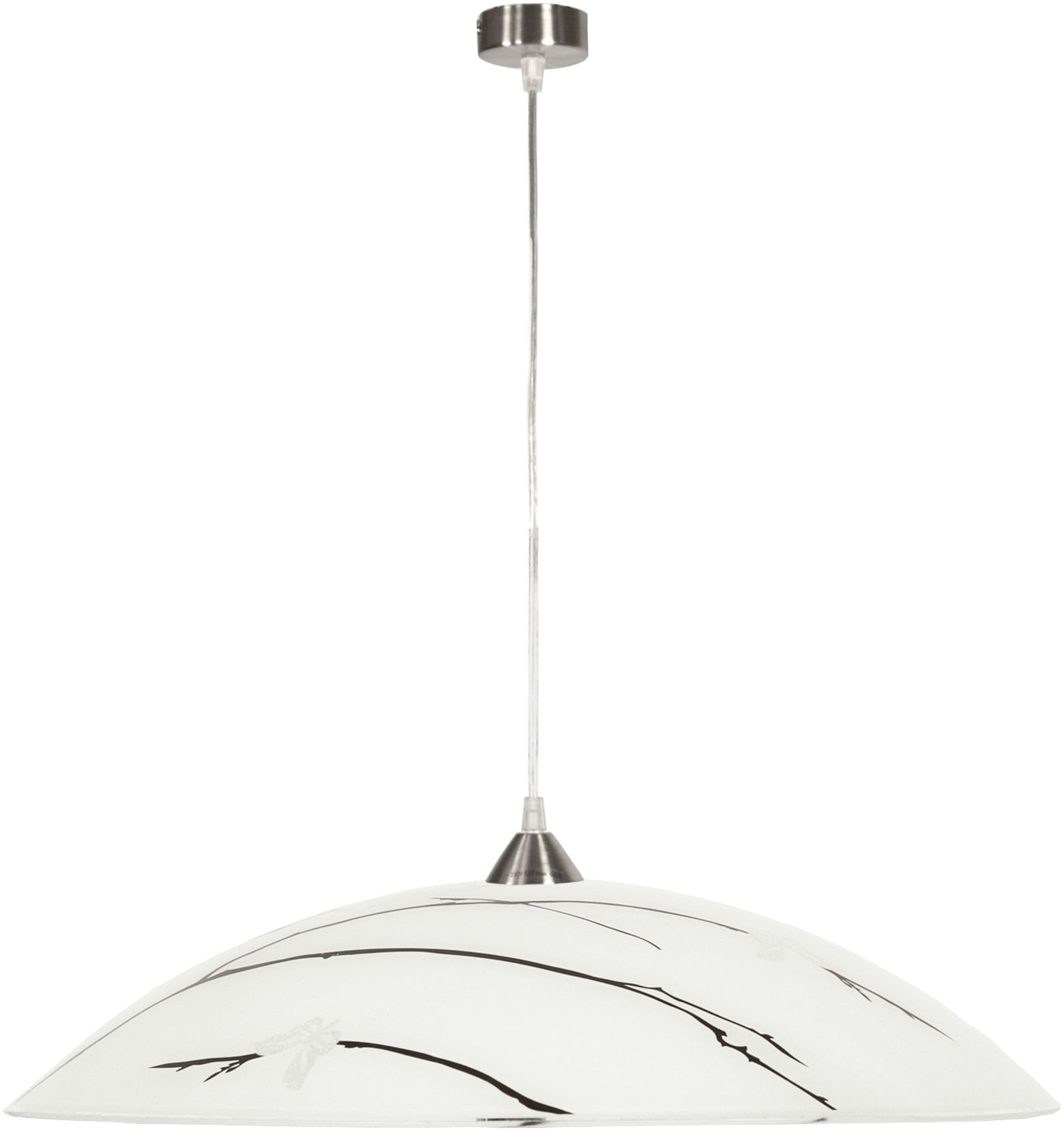 Candellux Brag závěsné svítidlo 1x40 W bílá-černá 31-09265