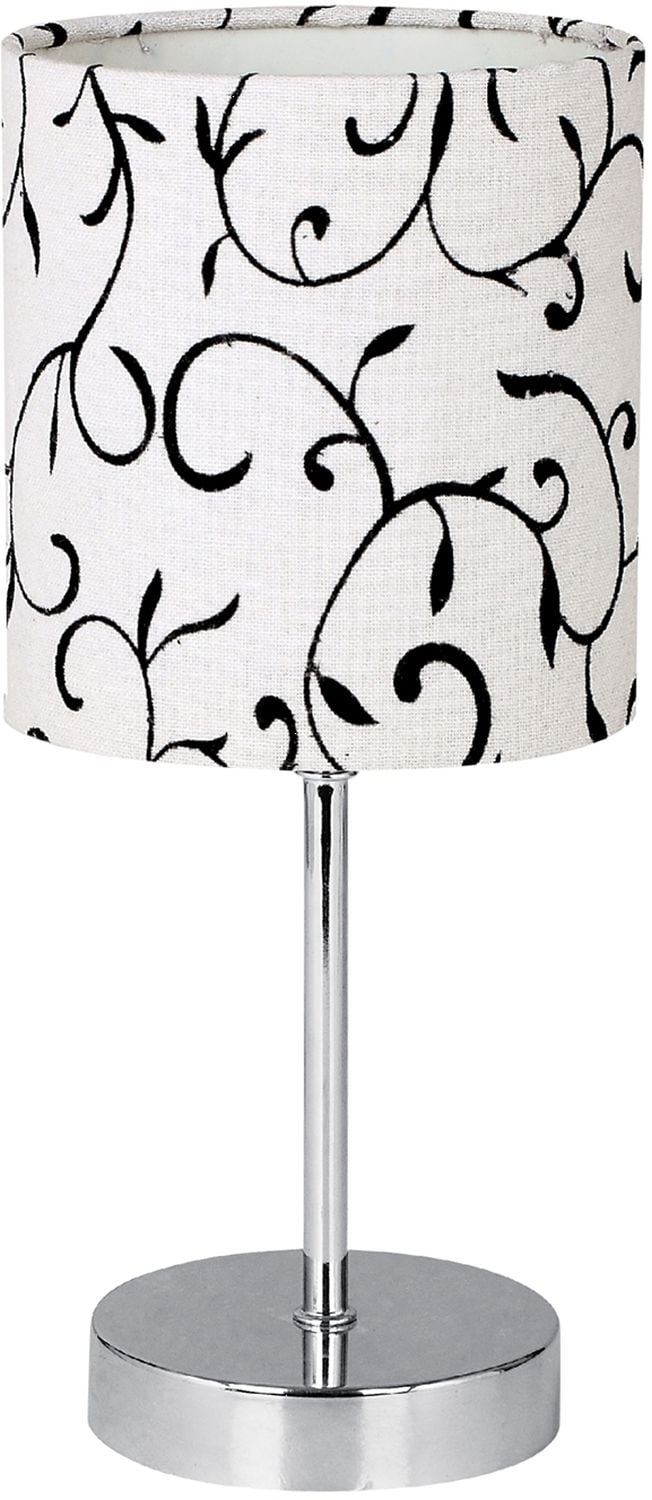 Candellux Emily stolní lampa 1x40 W bílá-chrom 41-26750