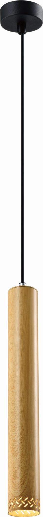 Candellux Tubo závěsné svítidlo 1x25 W dřevo 31-78599