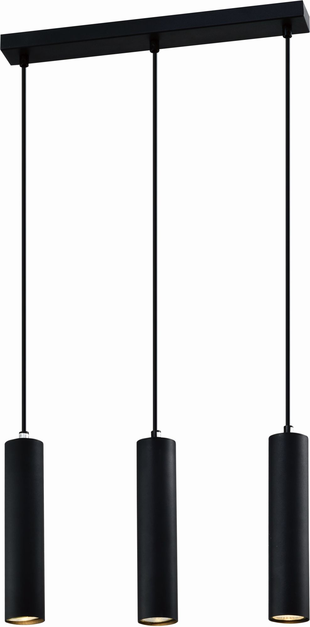 Candellux Tubo závěsné svítidlo 3x25 W černá 33-79091