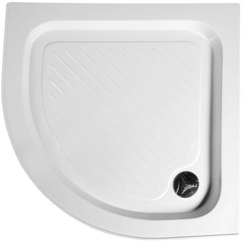 Aqualine půlkruhová sprchová vanička 90x90 cm bílá BTTR90